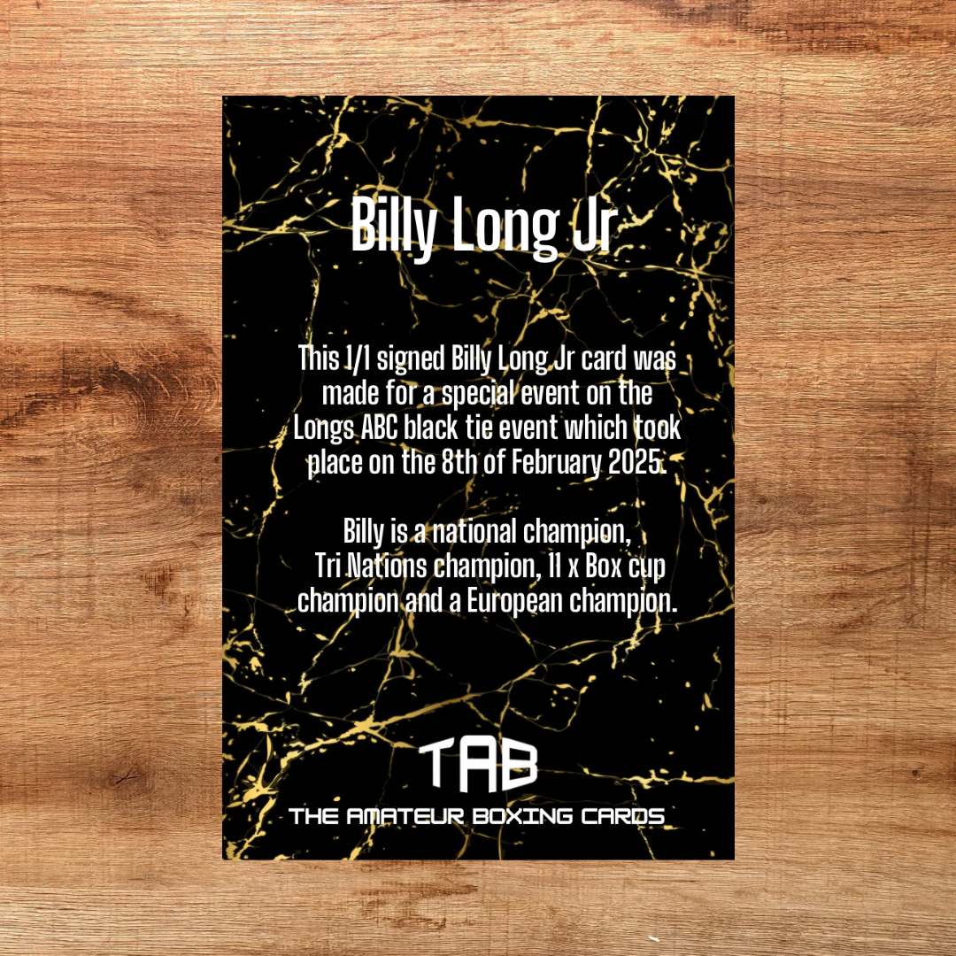 Billy Long Jr - 1/1