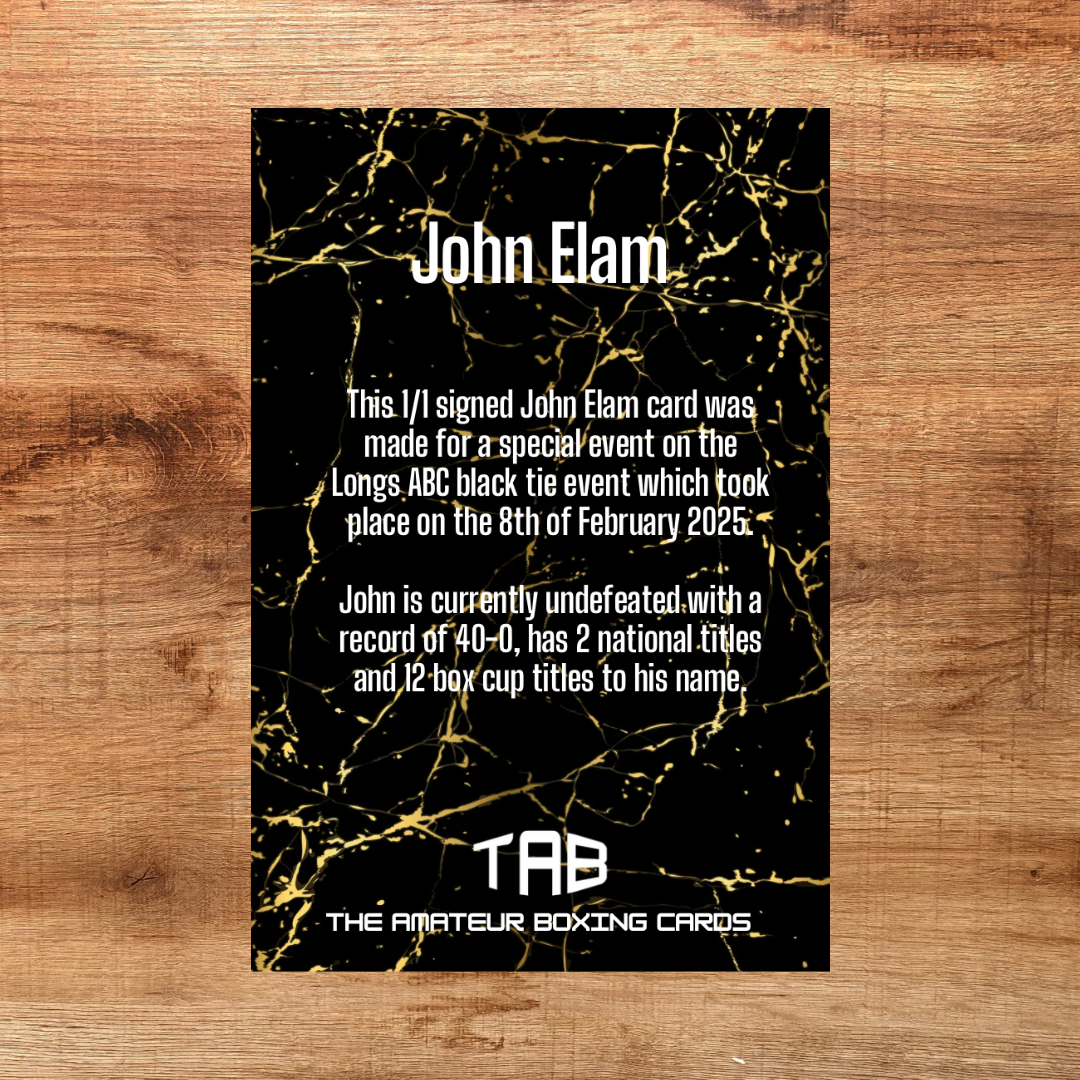 John Elam - 1/1