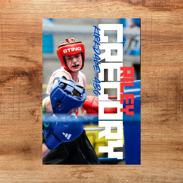 Facebook Riley Gregory Riley Gregory - Fight Night – The Amateur Boxing Cards