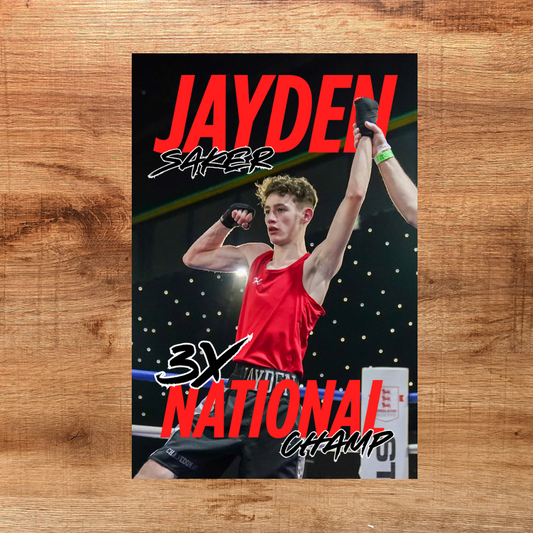 Jayden Saker - Champion