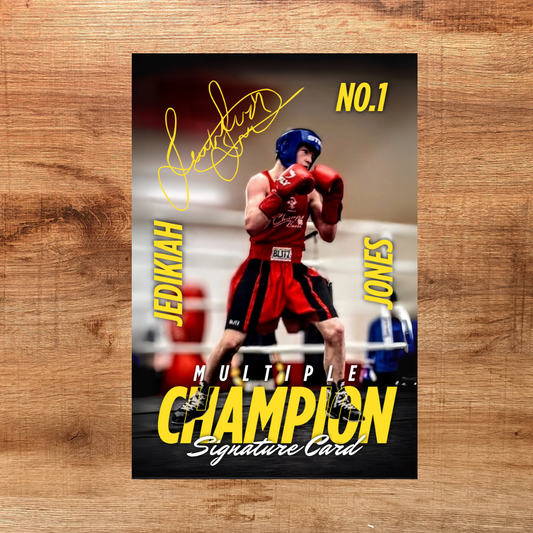 Jedikiah Jones - Champion, Signature