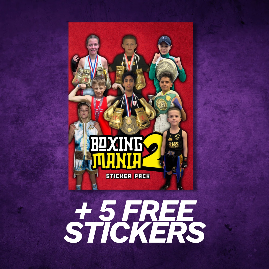 5 x Boxing Mania 2 Sticker Packs (+5 FREE Stickers)
